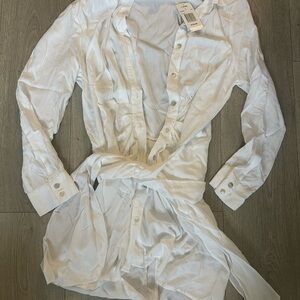 L*Space Classic White Button-Up Shirt